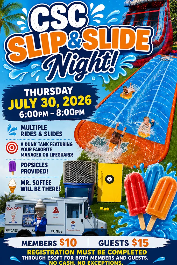 Slip & Slide Night at Conestoga Swim Club